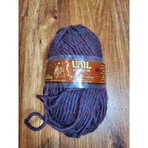 Vail Homespun 100% Pure Virgin Wool Purple Yarn